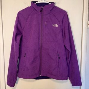 The North Face AMVX Purple Floral Windproof/Waterproof Apex Bionic Jacket Size M